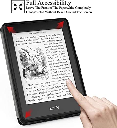 Case se encaixa no Kindle Paperwhite 2018 10th Generation Case - Caso de proteção com design de correia manual com função
