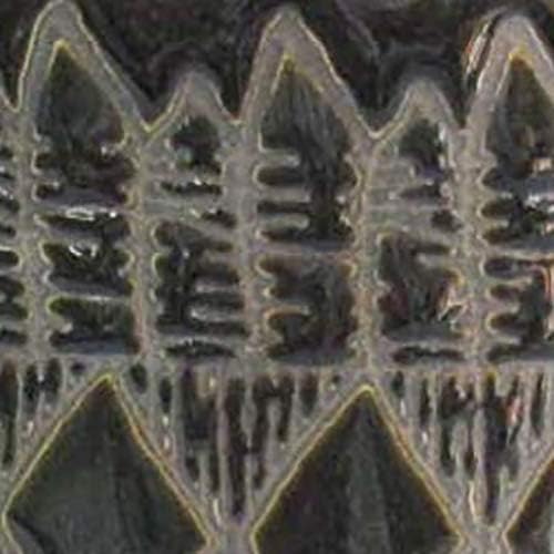 Marca - Plantador de grés global Rivet com suporte de madeira preta, 14 H, esmalte preto