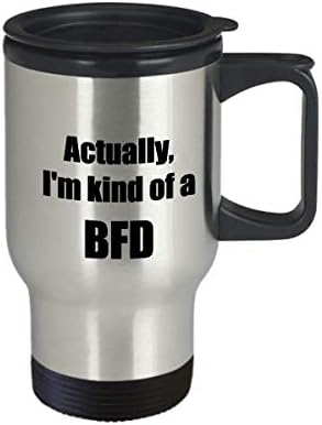 BFD Funny Coffee Travel Canela - 11 oz - Presente de novidade legal