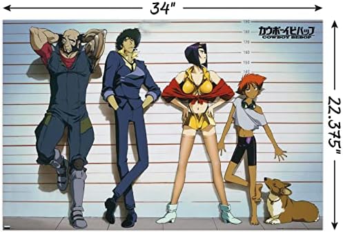 Trends International Cowboy Bebop-Hights Wall Poster, 22.375 x 34, versão sem moldura