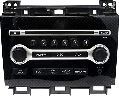 1 Factory Radio Am FM Radio Aux Input 6 Disc CD MP3 Player Compatível com 2011 Nissan Maxima 28185ZX75A