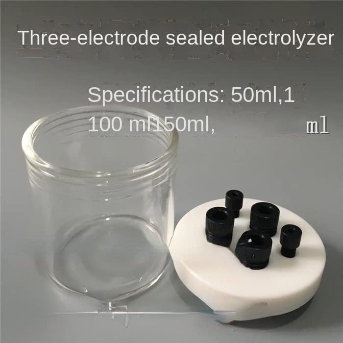 Célula eletrolítica selada C001/célula eletrolítica selada de cinco portas/sistema eletrolítico comum de três eletrodos células eletrolíticas