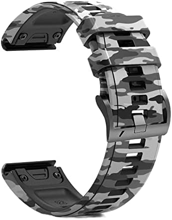 Sawidee 26 22mm Silicone Redunda Relógio Relógio para Garmin Fenix ​​7 7x 6 6x Pro 5x 5 mais 3 h Mk2 EasyFit Smart Watch
