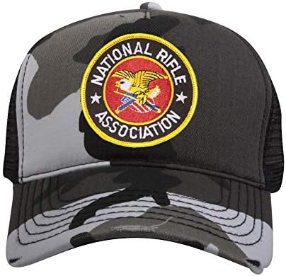 Associação Nacional de Rifle NRA Chapéu de caminhoneiro ajustável