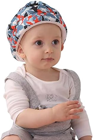Capacete de segurança para bebê fofo Proteção da cabeça Cabeça Ajustável Capacete de pára -choques Capacete de chapéu de chapéu de cabeceira Capacete de capacete