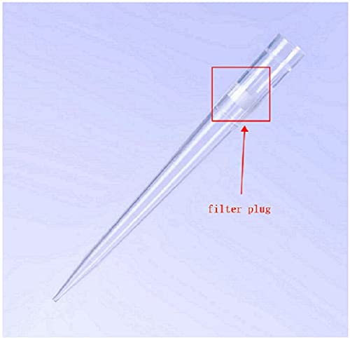 JRLGD 10μL Filtred Pipete Tips, RNase/DNase Dicas de pipeta universal com caixa, pacote de 96