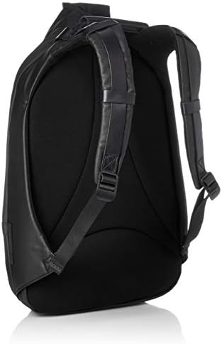 Cote & Ciel Men's ISAR revestido de mochila média, preto, um tamanho único