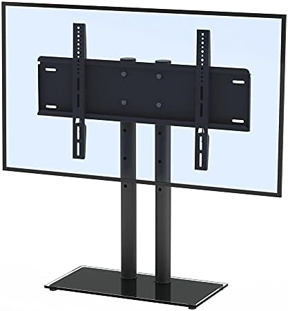 Suporte de parede de aço inoxidável para a maioria das TVs curvas planas de 32-65 polegadas, parede de TV montada na parede Stand até 50 kg de altura de inclinação ajustável, max vesa 400x600mm