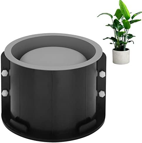 Molde de plantador de silicone redondo de Osilifen, moldes de concreto redondos grandes de 7 polegadas para fabricação de vaso