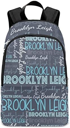 Mochilas personalizadas com nomes Backpack da escola personalizada para meninos Bookbags personalizados com nome para estudantes adultos