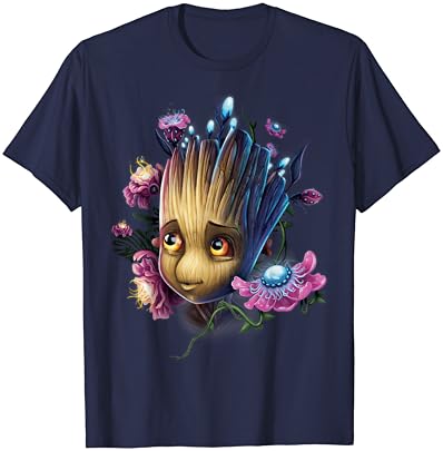 Marvel Guardians of the Galaxy Groot Flowers Graphic T-Shirt