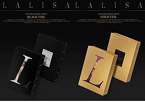 Yg ent. Lisa - primeiro álbum único Lalisa Album+Conjunto de Fotocards Extra