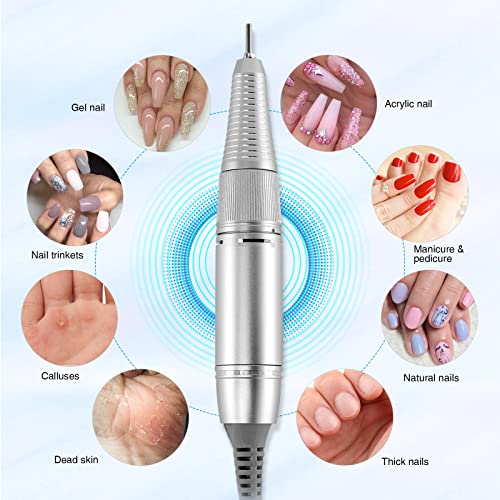 Peça de mão atualizada para a parte da máquina de perfuração de unhas AZ Gogo -102, AZ GOGO 30000 RPM Portátil Brill - para