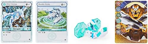 Bakugan Geogan, Viperagon, Geogan Rising Collectible Action Figura e cartões de negociação