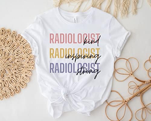 Radiologista tipo inspirador camisa forte, Rad Tech MRI Combinando a graduação de apreciação Tee
