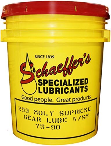 Schaeffer Manufacturing Co. 02937590-012 LUBE SUPREME DE ENGRENAGEM SAE 75W-90, garrafa de 1 litro
