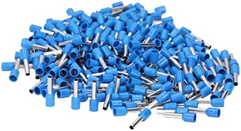 VOMEKO 12 AWG Kit Isoll Isoled Pin Pin Crimp Terminals - 1000 peças conectores de extremidade do cabo para reparo de fiação e fio.