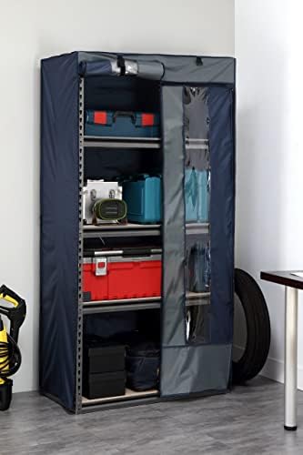 Tampa do rack storageMax Deluxe - Escolha entre tampas de rack que se encaixam em 36 ”W x 18” D x 72 ”h ou 48” W x 24