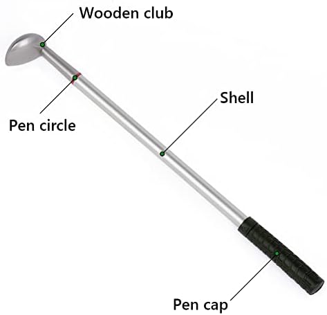 Conjunto de canetas de golfe Osdue, conjunto de presentes de caneta de golfe, 3 Pack Mini Golf Club Ballpone