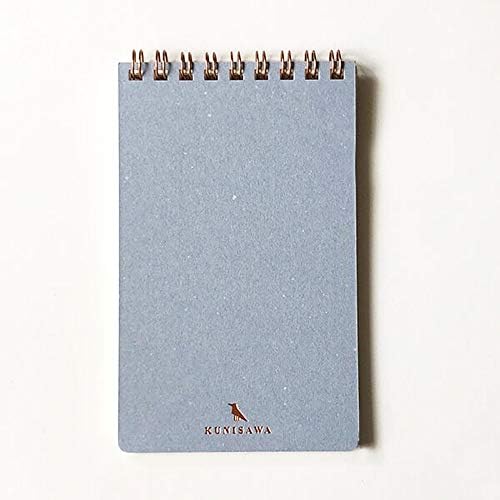 Kunisawa Grp-15 Ring Notebook, A6, grade, 50 folhas, índigo
