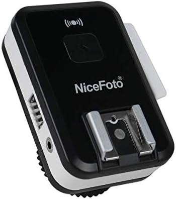 Flash de estúdio sem fio NiceFoto 300W Fotografia ao ar livre Luz embutida de 2,4 GHz Controle remoto com bateria