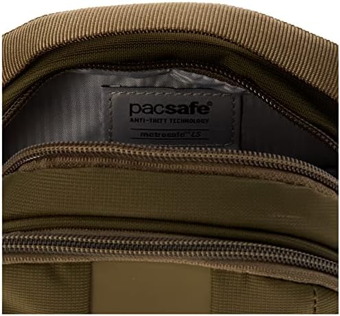PacSafe MetroSafe LS100 Saco de ombro anti -roubo de 3 litros - se encaixa no comprimido de 7 polegadas