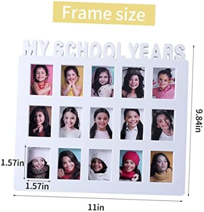 Toyandona Plástico Frames Childrens Arts Frames Picture Frames for Desk At Work Baby Photo Photo Ano Escolar Ano Escolar quadro de fotos