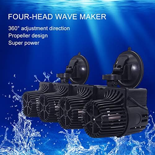Bomba de circulação de aquário de onda de onda de onda, aquário Controlável Circulação Submissível Powerhead Power Powation