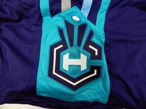 2014-15 Charlotte Hornets Jogo emitido shorts roxos 4xl DP41505 - jogo da NBA usado