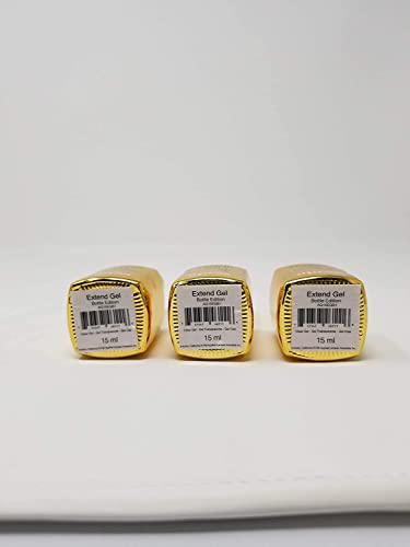 APRÉS EXTENDE GEL GOLD BURCHIET Edition, pacote de 3 - Gel -X Tips adesivo, nenhum primer ou bonder necessário