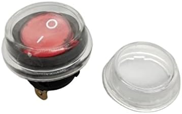Interruptor de balancim qisuo 20 mm KCD1 interruptor LED 10A 12V Power Switch Button Lights Lights LIGNA