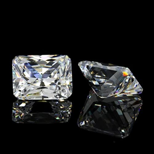 Shree Diamond 1CT-50CT Corte radiante VVS1 Clarity Moissanite Pedra preciosa de diamante solta para fazer jóias como anel de noivado,