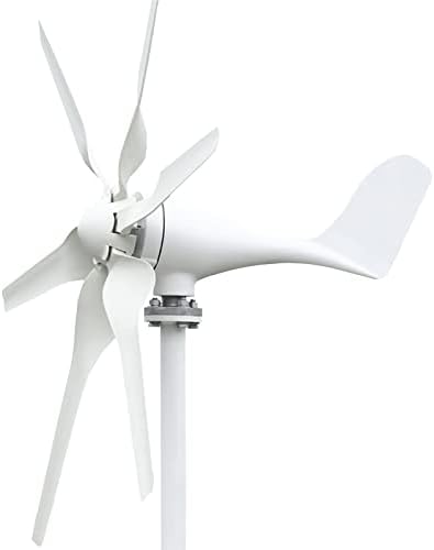 Kit de gerador de turbina eólica 12V Completo, gerador de energia eólica de 800w com controlador MPPT Baixo Vento Nível de Vento de 5 Lâminas Turbinas eólicas Silenciosas