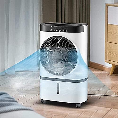Liliang-- Coolers evaporativos Ar condicionado evaporativo portátil, controle remoto de controle de ar com umidificador do ventilador e purificador de resfriamento interno-branco-branco 30 * 14 * 12 polegadas BMZDLFJ-1