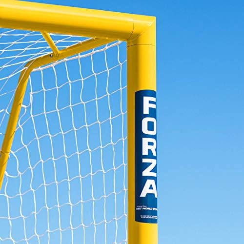18 pés x 7,3ft Forza ALU60 Praia Goal de futebol | Objetivo do futebol para praia e quintal | Postagens de gols para crianças