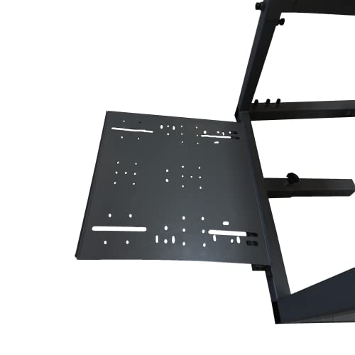 Simulador GTR GTA Modelo Majestic Black Frame com pista de couro ajustável Racing Racing Racing Driving Gaming Simulator Cockpit Chair