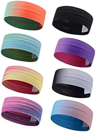 Sdgh non slip sweatbands tênis de banda para a cabeça para basquete de ioga correndo esporte correndo pêlo de pêlo de pêlo de pêlo