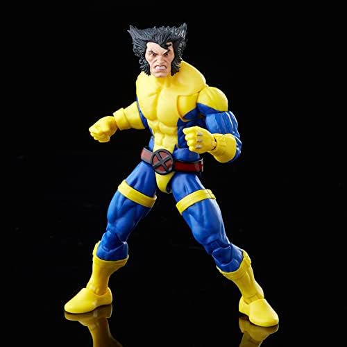 Marvel Legends Série X-Men Classic Wolverine, de 6 polegadas, brinquedo de ação, mais de 4 anos, 3 acessórios