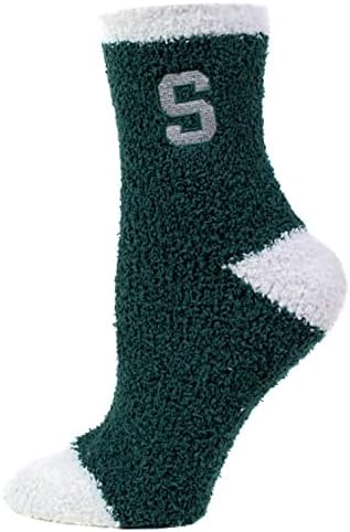 Donegal Bay NCAA Unisisex NCAA Stripe Fuzzy Sleep Socks