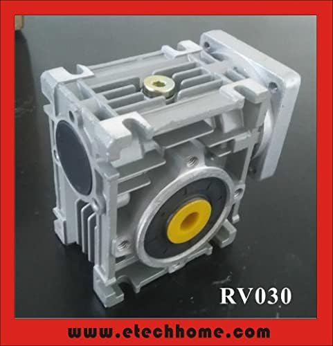 Davitu DC Motor - 5: 1-80: 1 Redutor de vermes NMRV030 Eixo de entrada de 11 mm RV030 Redutor de velocidade da caixa