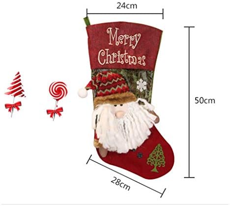 SHYPT Ano Novo 2021 Bolsa de Presentes Decorações de Natal de Christmas para Decoração de Tree Decoração de Meias para