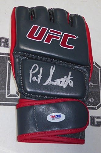 Patrick Pat Smith assinou o UFC Glove PSA/DNA CoA Autograph 1 2 6 K -1 Vale Tudo MMA - Luvas UFC autografadas