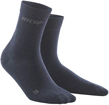 Meias de lã de compressão do CEP masculino - Allday Merino, meias atléticas