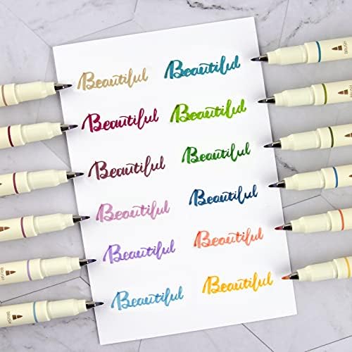 Canetas de rollerball multicolor WRITECH+canetas de pincel de sinal