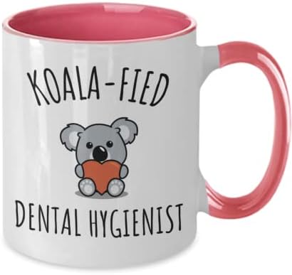 Presentes de higienistas dentários higienistas de caneca dental Koalafied para presentes de graduação em higienista