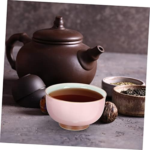 Bestoyard Rabbit Bowl Ceramic Tea Conjunto de chá vintage xícaras de chá retrô coques de água em casa coelho dentro