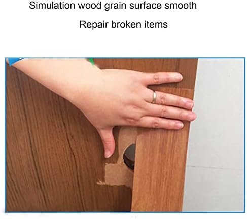 Fita adesiva de madeira de imitação mahwtf, fitas de reparo de arranhões de piso laminado de madeira para parede e piso da porta de móveis