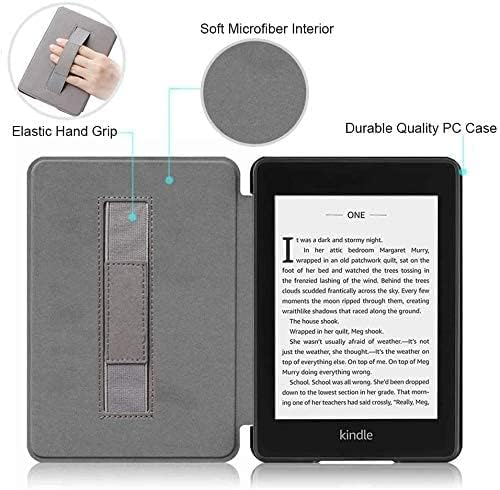 Caso para Kindle Paperwhite - Capa protetora de PU leve - com alça de mão