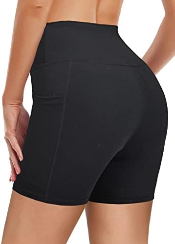 Shorts de motociclista marinavida com bolsos de 5 para mulheres trepulações de shorts de moto de cintura alta e calças