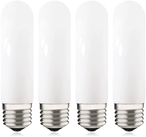 T10 LED Bulbo leitoso Branco quente 2700K LED Tubular Edison Bulbos de 4W Tubo Dimmable Bulbos LED vintage de 40 watts
